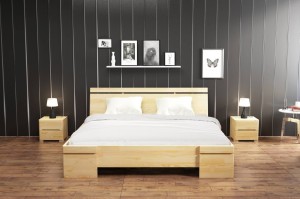 Łóżko drewniane sosnowe SPARTA Maxi & Long 180x220
