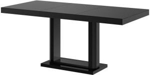 Stół rozkładany QUADRO 120-168 Czarny mat