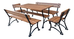 Meble żeliwne Faktor Plus - bez podłokietnika 150 cm