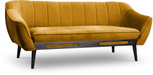 Sofa tapicerowana Grace Wood III w stylu skandynawskim