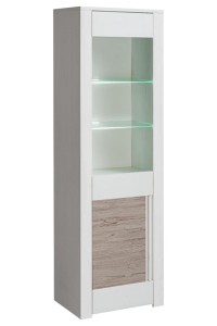 Witryna ALVO 1D andersen white pine/ andersen beige