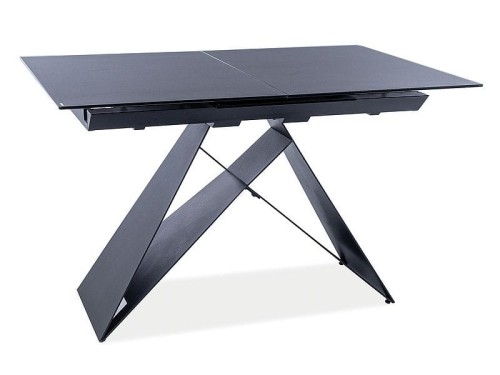 Stół rozkładany Westin SG 12-160 cm czarny/czarny mat