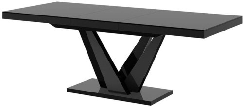 Stół rozkładany VEGAS 160-256 czarny mat