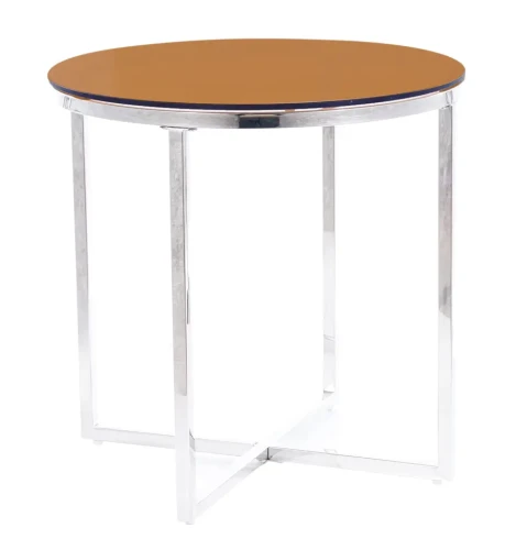 Stolik Crystal B bursztynowy 55 cm