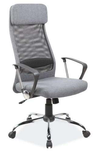 Fotel obrotowy Q-345 szary