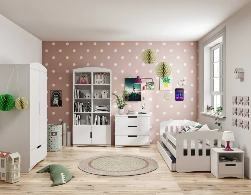 Zestaw mebli dziecięcych z łóżkiem 140x80 CLASSIC