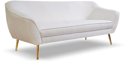 Sofa tapicerowana Bea III tkanina boucle baranek