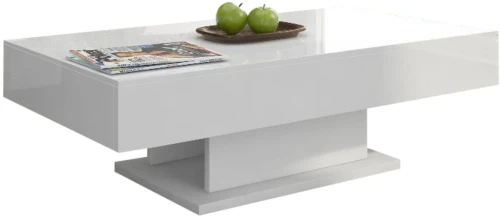 Stolik ORIDO II 90cm biały wysoki połysk