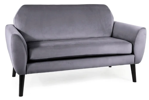 Sofa tapicerowana Mena Velvet szara Bluvel 14