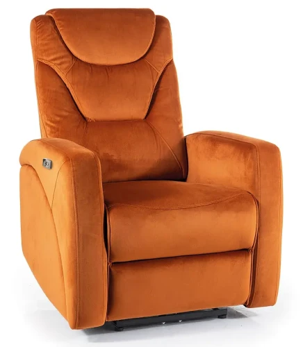 Fotel rozkładany Kronos Velvet cynamonowy Bluvel 4215