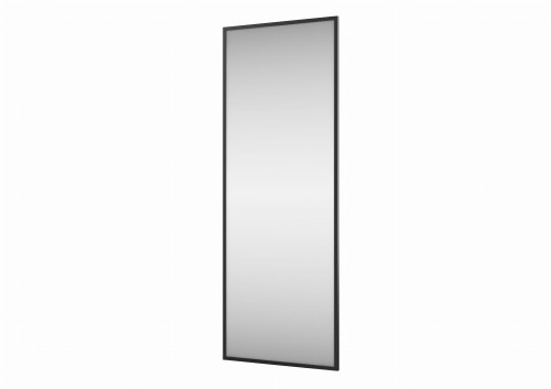 Lustro wiszące Aruba prostokątne w ramie 175x65 cm Czarny