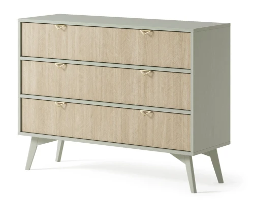 Komoda Forest eukaliptus/jodełka scandi 106 cm