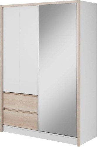 Szafa przesuwna Sara 150cm biały / sonoma