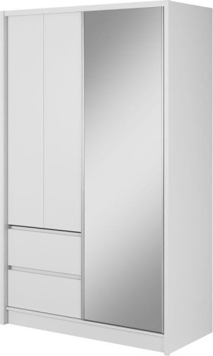 Szafa przesuwna Sara 130cm biały mat