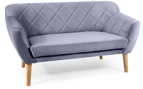 Sofa tapicerowana Karo 2 Velvet buk - szary Bluvel 14