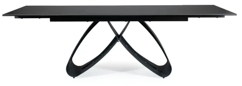 Stół rozkładany Samanta Ceramic 160-240 cm czarny Sahara Noir/czarny mat