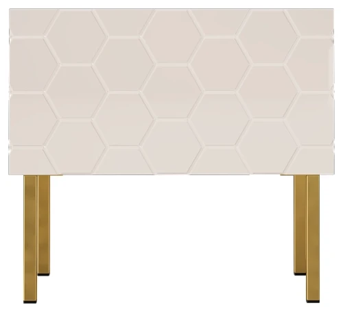 Szafka nocna HEXA 04 50 cm biały mat/połysk