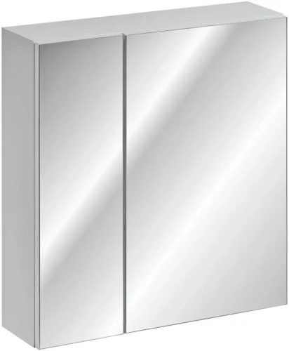 Szafka łazienkowa z lustrem 60 cm LEONARDO biała