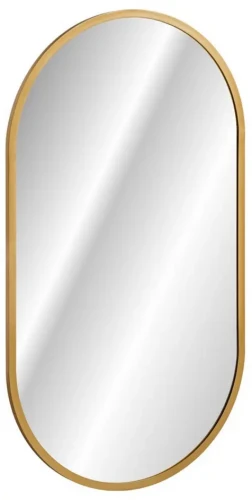 Lustro 90x50 cm APOLLO LED złote