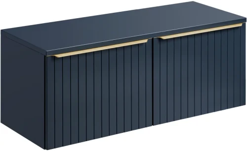 Szafka podwójna łazienkowa 60 cm SANTA FE deep blue z blatem 120 cm