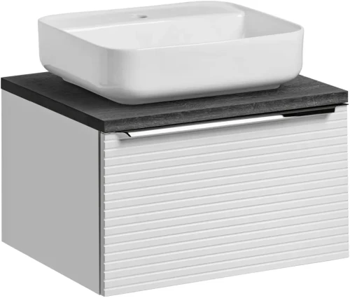 Zestaw mebli łazienkowych LEONARDO WHITE z umywalką MAGIC i blatem 60 cm - 3 elementy