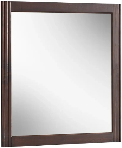 Lustro łazienkowe w ramie 80 cm RETRO brąz