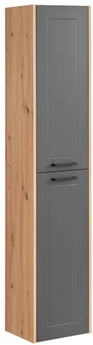Szafka wysoka  MADERA GREY 800 dąb artisan/grafit