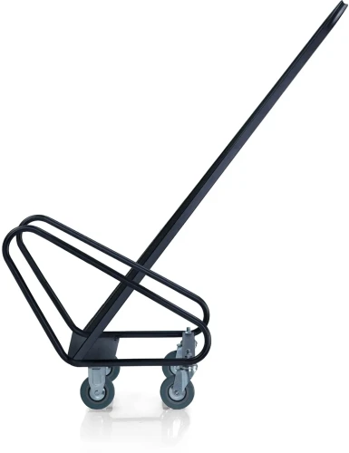 Wózek transportowy T3 do krzeseł FILA metalowy udźwig 75 kg czarny