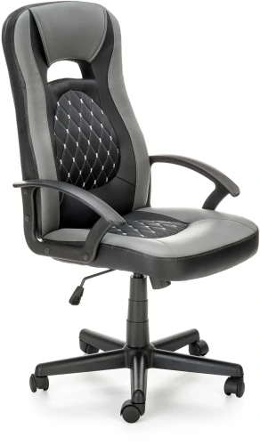 Fotel gabinetowy Castano obrotowy do biura czarny/popielaty