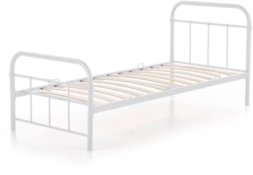 Łóżko Linda 90x200cm metalowe biały