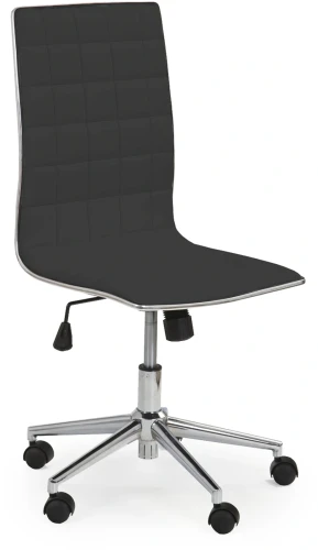 Fotel obrotowy Tirol 44 cm ekoskóra z mechanizmem TILT do biura czarny
