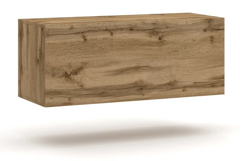 Szafka RTV Vivo 100 cm wisząca z oświetleniem LED dąb wotan
