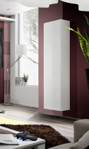 Szafka wisząca Fly 40 pionowa 40 cm z trzema półkami do salonu