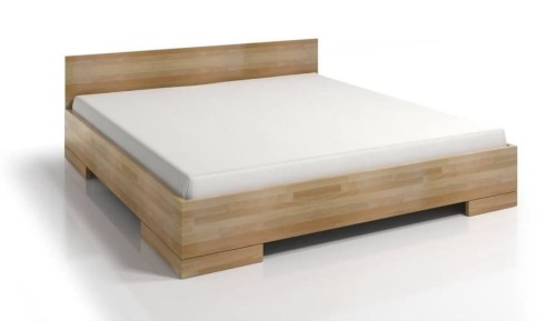 Łóżko drewniane bukowe ze skrzynią na pościel SPECTRUM Maxi & Long ST 140x220