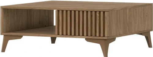 Stolik kawowy Entsian 80 cm dąb artisan