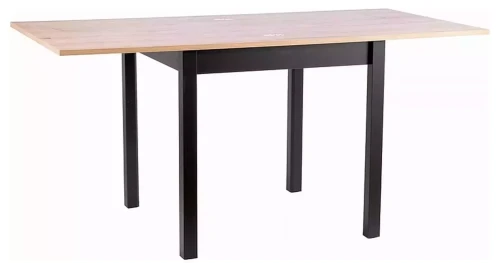 Stół rozkładany Flip 60-120 cm dąb artisan/czarny