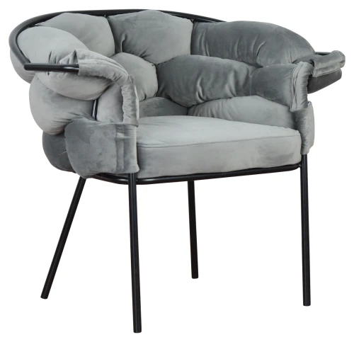 Fotel tapicerowany Cherry black