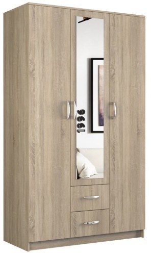 Szafa Walter z lustrem 120 cm / Sonoma