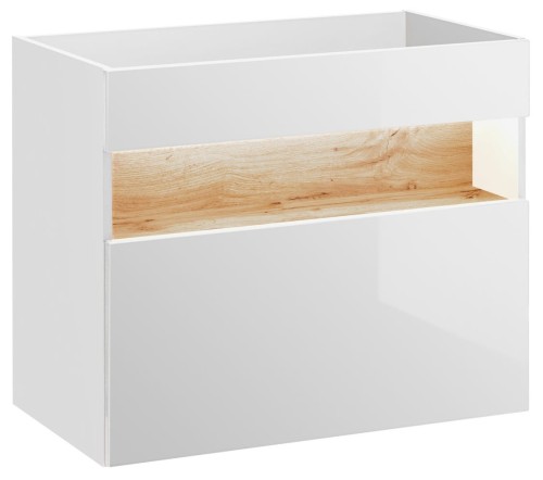 Szafka pod umywalkę 80 cm BAHAMA WHITE 821