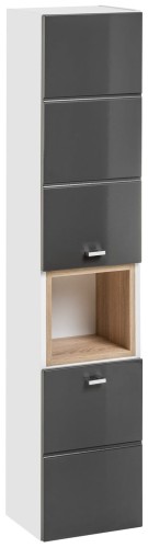Szafka wysoka FINKA GREY 800- 2D