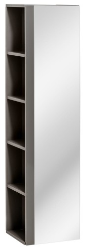 Szafka wysoka z lustrem TWIST GRAFIT 802- 1DL