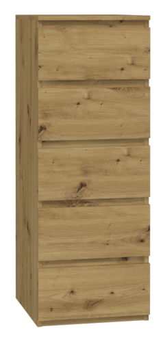 Komoda szafka Bona 5 szuflad / Dąb artisan