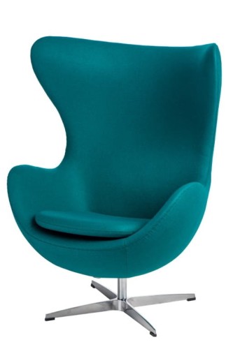 Fotel Jajo kaszmir zielony ciemny 45 Pre mium