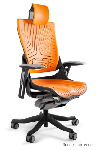 Fotel gabinetowy ergonomiczny WAU 2 czarny TPE-12 Mango