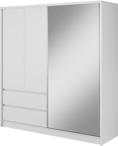 Szafa przesuwna Sara 200cm biały mat