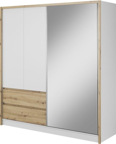 Szafa przesuwna Sara 200cm biały / artisan