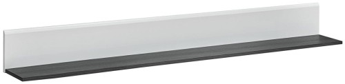 Panel SOLIDO TWIN sosna norweska czarna/biały MDF połysk