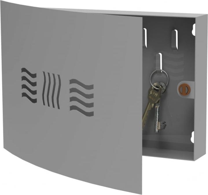 Szafka metalowa na klucze Home Flash pozioma szara