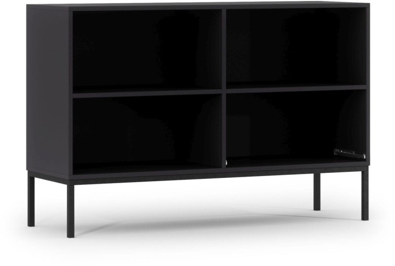 Komoda 120 cm LANZZI czarny mat
