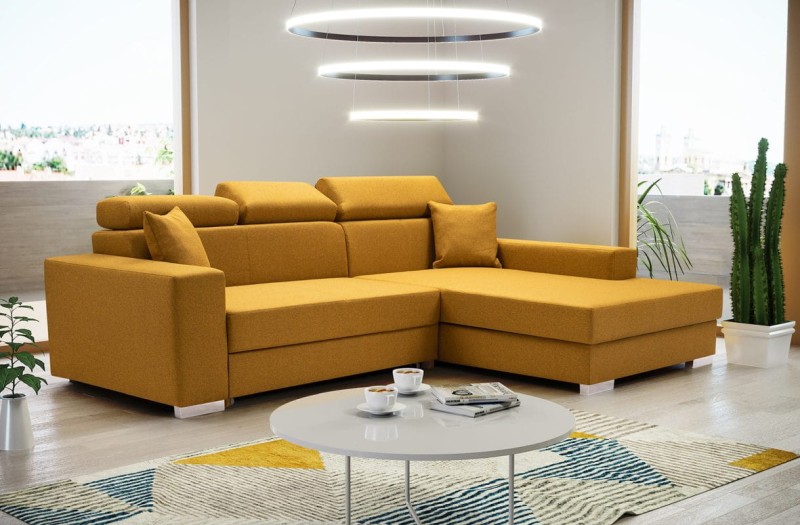 Narożnik tapicerowany rozkładany Mexico De Lux  Malmo 41 prawy
